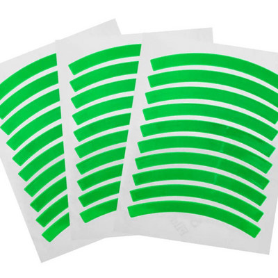 Benzile reflectorizante Autocolante de avertizare reflectorizante de siguranță, autocolante de bandă reflectoare pentru jante de bicicletă în aer liber impermeabile pentru biciclete, motociclete