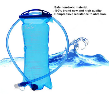 Спорт на открито 2L чанта за вода за велосипеди Преносима екологична бутилка за вода за велосипеди Сгъваема чанта за колоездене за къмпинг Туризъм Бягане