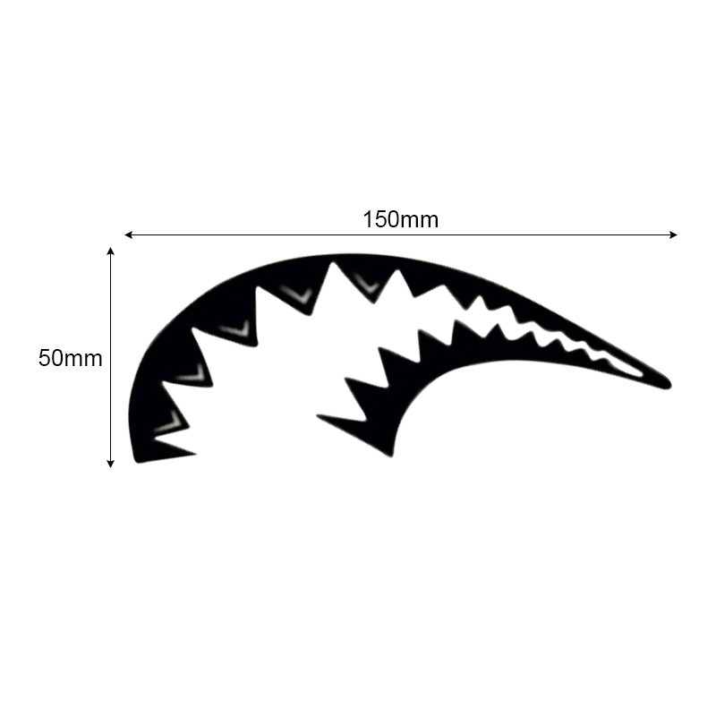 Kerékpárváz dekorációs matrica cápafejcső matrica MTB kerékpár fix felszerelés matrica kerékpározási kiegészítők pegatinas bicicleta