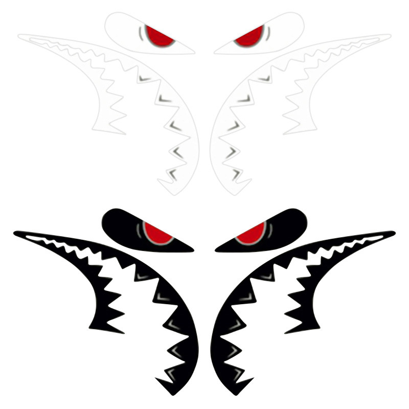 Kerékpárváz dekorációs matrica cápafejcső matrica MTB kerékpár fix felszerelés matrica kerékpározási kiegészítők pegatinas bicicleta