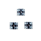 Kokkupandav rattamärk Bromptoni esiraami logo kleebisele 3 cm x 4 cm