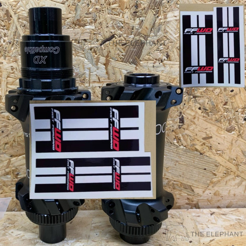 FFWD šosejas velosipēda uzlīme Velosipēda rumbas uzlīme MTB riteņu rumbas tintes uzlīme priekšējais ritenis. Aizmugurējās rumbas uzlīmes apdare