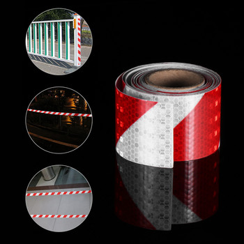 Κόκκινη κολλητική ταινία κολλητική ασφάλεια Προειδοποιητική ταινία ανακλαστήρες Driveway Tape Roll Reflector Tape Προσοχή Tape Driveway Reflectors