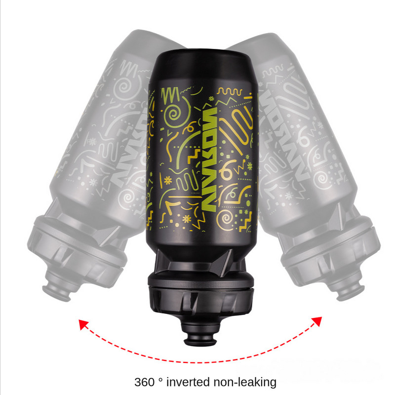 Mägiratta veepudel õues jalgrattasõiduks plastikust veetops Mitmevärviline ekstrusioon külgmisel lekke vältimisel jalgrattaga veekeetja