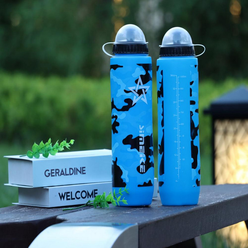 Hasznos kulacs fedővel Vizeskancsó porálló sportvizes palack Fitness hordozható italos kancsó ivóvíz