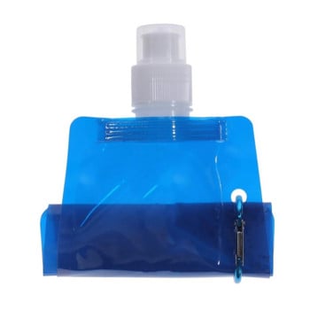Преносима ултралека сгъваема силиконова сгъваема бутилка за вода Чанта за вода Спортни принадлежности на открито Туризъм Къмпинг Чанта за вода
