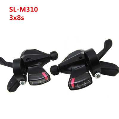 3x8-käiguline käigukangi käiguvahetaja parem vasak käiguvahetaja Acera Shimano SL-M310 mägijalgratta käiguvahetuse osade jaoks