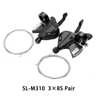 3x8 ātrumu pārslēgšanas sviras pārslēdzējs labais kreisais pārslēdzējs Acera Shimano SL-M310 kalnu hibrīda velosipēda pārnesumu daļām