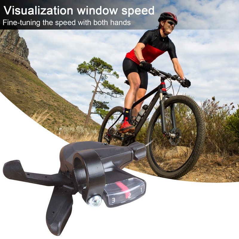 3x8 greičių pavarų perjungimo svirties perjungiklis dešinysis kairysis pavarų perjungiklis, skirtas Acera Shimano SL-M310 kalnų hibridinio dviračio pavarų perjungimo dalims