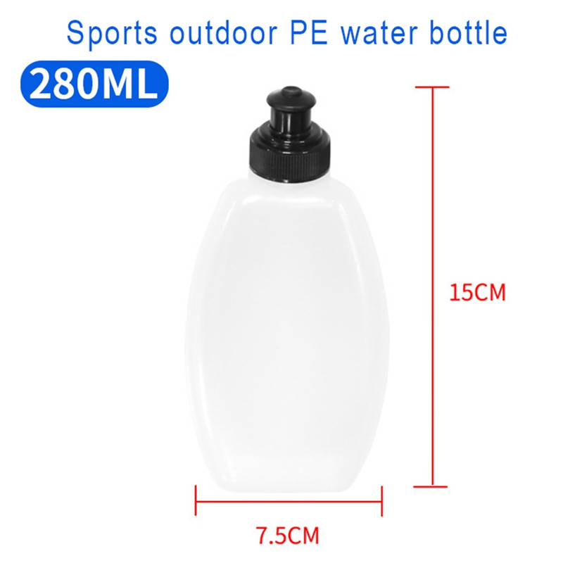 280 ml-es hordozható kerékpár BPA-mentes vizes palack kültéri sportkerékpár-tartozékokhoz