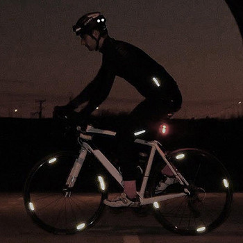 72 τμχ Ανακλαστικές ταινίες MTB ποδηλάτου Προειδοποίηση ασφαλείας Αυτοκόλλητο σώματος ποδηλάτου Ανακλαστική ταινία αδιάβροχη ανακλαστική προειδοποίηση ποδηλάτου