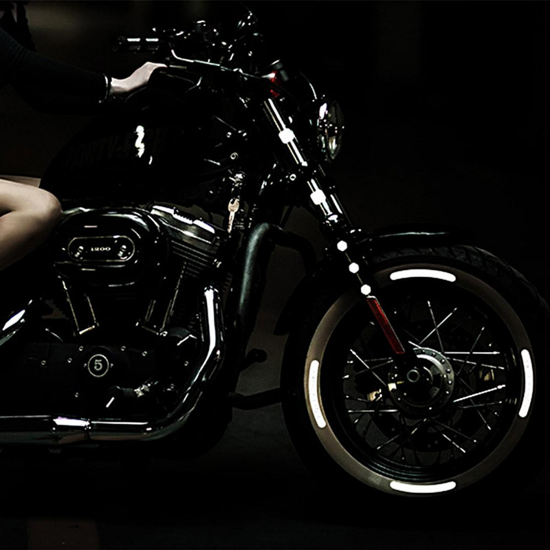 72 buc. Benzi reflectorizante pentru biciclete MTB Alertă de siguranță Autocolant pentru corp de bicicletă Bandă reflectorizante Autocolante de avertizare reflectorizante pentru biciclete impermeabile