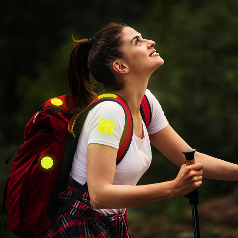 30 tk Hoiatus Ohutus helkurkleebised Öise nähtavusega kleebis Veekindel valgustus Peegeldav riba lint