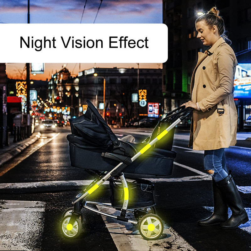 30 tk Hoiatus Ohutus helkurkleebised Öise nähtavusega kleebis Veekindel valgustus Peegeldav riba lint