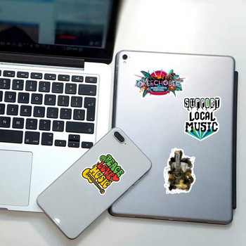 50Pcs Fashion Trend Rock Band Αδιάβροχα Sticker for DIY Bike Skateboard Laptop Cute cartoon hip hop punk rock αυτοκόλλητο για κορίτσι