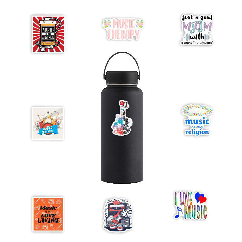 50 tk Fashion Trend Rock Band veekindlad kleepsud DIY bike rula sülearvuti jaoks armas multikas hip hop punk rock kleebis tüdrukule