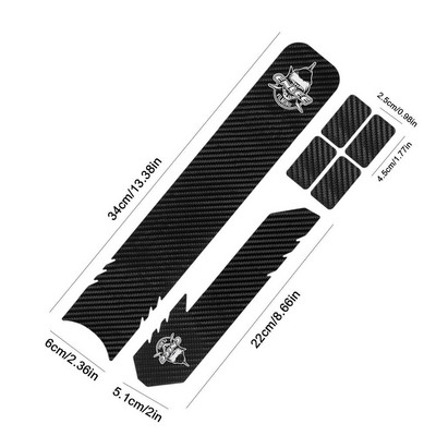 Dviračių rėmo juosta, atspari įbrėžimams dviračio grandinės apsauga, skirta daugumai dviračių, sportinių ir plento dviračių