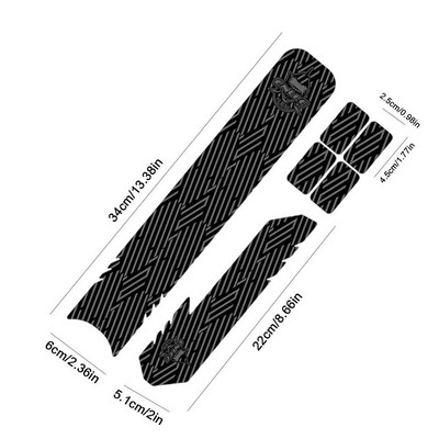 Dviračių rėmo juosta, atspari įbrėžimams dviračio grandinės apsauga, skirta daugumai dviračių, sportinių ir plento dviračių