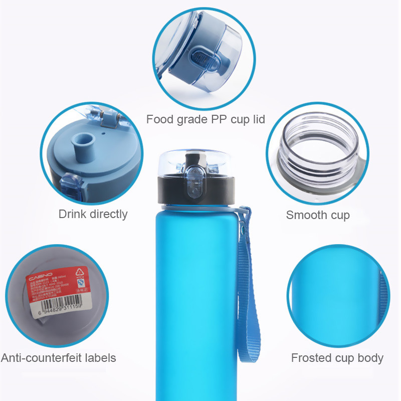 560 ml jalgratta veepudel kaasaskantav jalgratta veepudel välitingimustes spordimatkamiseks jooginõud, lekkekindel tihend MTB rattatass