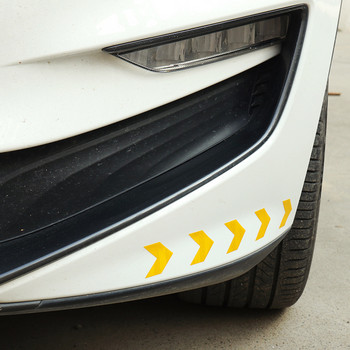 12 τμχ Βέλος Ανακλαστικό αυτοκόλλητο Προειδοποίηση ασφαλείας Ανακλαστικό αυτοκόλλητο αυτοκόλλητο για μοτοσικλέτα φωτεινό προστατευτικό