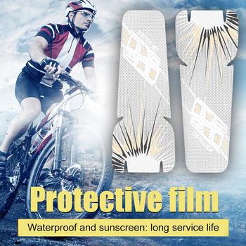 ENLEE Защитно фолио за кормило против сблъсък MTB пътен велосипед Защита на стикера на кормилото Водоустойчиви аксесоари за велосипедни части