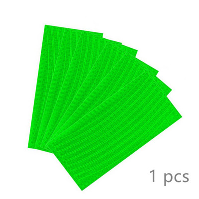 4db/készlet Új autós ajtómatricák Univerzális biztonsági figyelmeztető jelzés magas fényvisszaverő szalaggal motorkerékpáros sisakmatrica