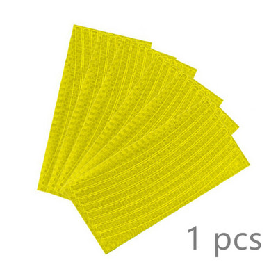 4db/készlet Új autós ajtómatricák Univerzális biztonsági figyelmeztető jelzés magas fényvisszaverő szalaggal motorkerékpáros sisakmatrica