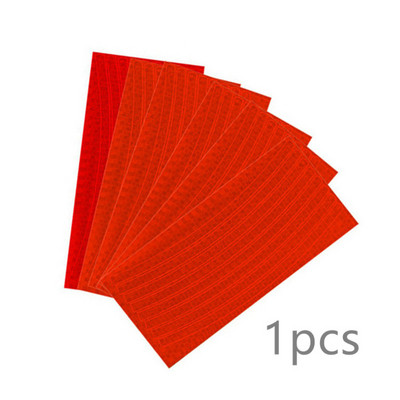 4db/készlet Új autós ajtómatricák Univerzális biztonsági figyelmeztető jelzés magas fényvisszaverő szalaggal motorkerékpáros sisakmatrica