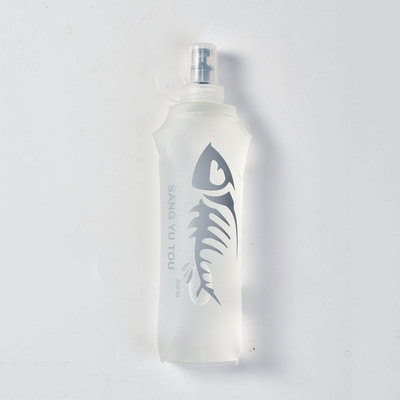 250 ml/500 ml TPU sporta ūdens pudele, pārnēsājams salokāms ūdens maiss kāpšanai, staigāšanai ar velosipēdu skriešanas pudele, salokāma mīksta tējkanna