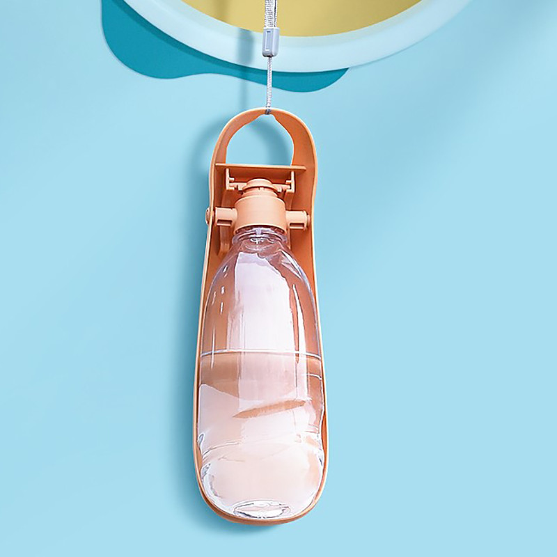 500 ml-es összecsukható házi kedvenc vízadagoló kültéri utazási italos palackok kutyák macskák hordozható szivárgásmentes vizespalack-tartozékok