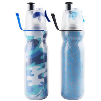 Ml Νεότερο Doubledeck Drink Sports Cold Insulation Spray Carafe New Sports Fitness Ενυδατικό μπουκάλια νερού Φορητό κύπελλο
