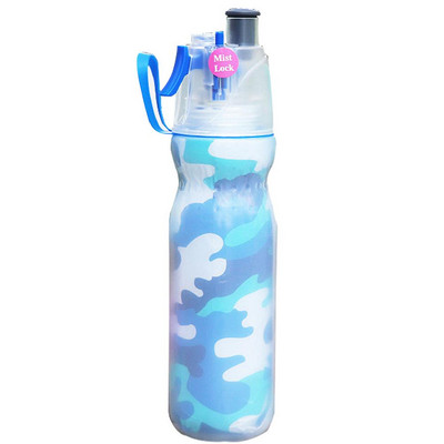 Ml New Doubledeck Drink Sports Izolație la rece Carafă cu pulverizare Nou Sport Fitness Sticle de apă hidratante Cupă portabilă