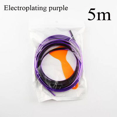 5M/buc pentru stilul mașinii, bricolaj universal, flexibil, decorare interioară, benzi de ornamente pentru control central și bandă pentru decorarea ușii