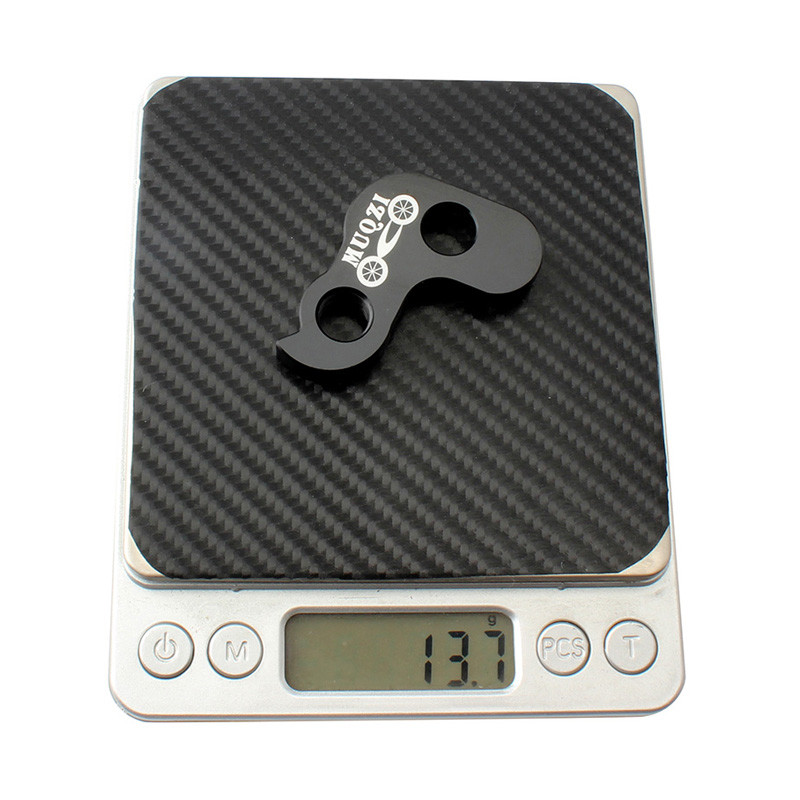 MUQZI 412 sulankstomas dviračio rėmas galinis pavarų perjungiklis, uodegos kablio lydinys, išorinis 3 greičių pakabos prailginimas, vieno greičio perjungiklis