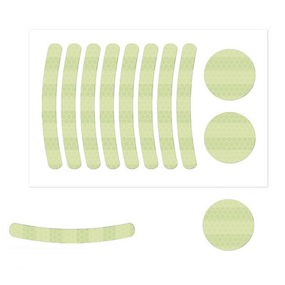 Fy001-003 keha peegeldavad helendavad kleebised pika ribaga täpimärk 12,00 * 21,00 * 0,10 cm