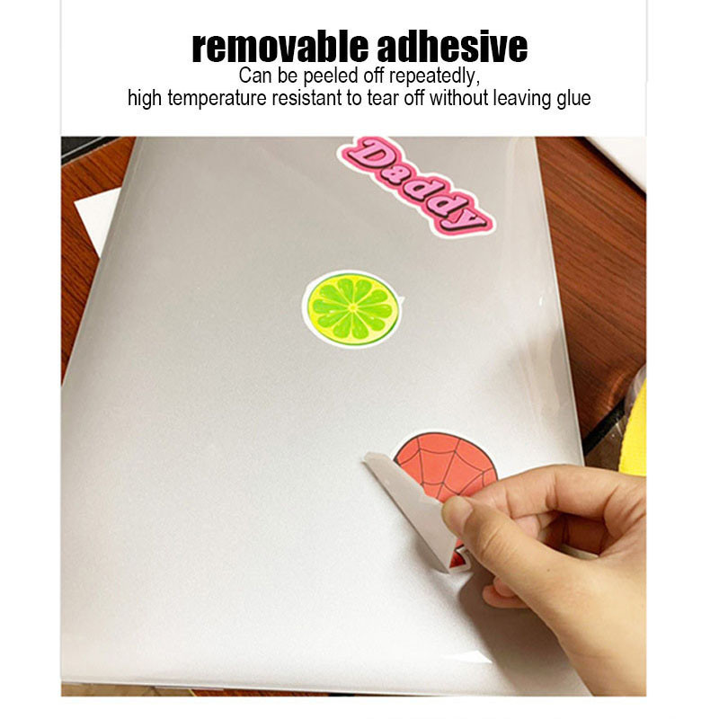 50 DB vízálló, aranyos rajzfilm matricák Doodle dekoratív matricák telefonpadhoz Számítógépes poggyász notebook kerékpár motorkerékpárhoz