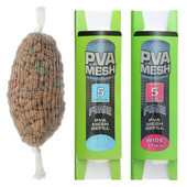 5M/20M lahustuv PVA võrgusilma täitekarp karpkalapüügi söötja kalapüügi landid Täiteseadme konksuga söödaga kotid 25mm 37mm 44mm PVA kott