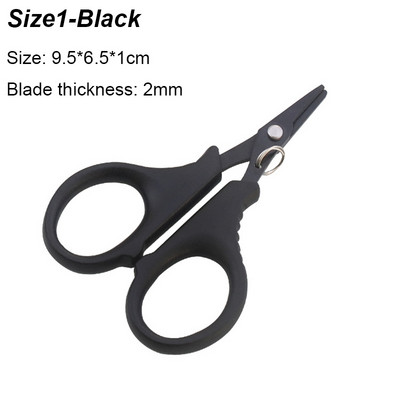 Foarfecă de pescuit din oțel inoxidabil Clește foarfecă portabilă Tăiat PE linie de împletitură Cutter Straturi Accesorii pentru instrumente de pescuit la crap