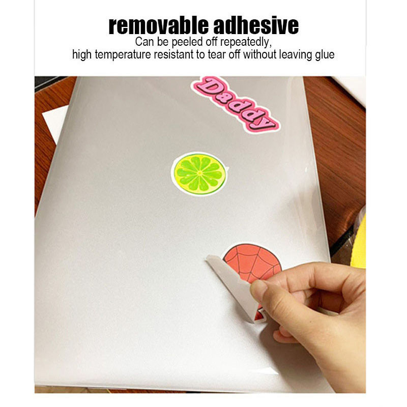 50 db vizespohár palackmatrica vízálló PVC öntapadó dekoratív matricák poggyászhoz Laptop gitár telefon kerékpár motorkerékpárhoz