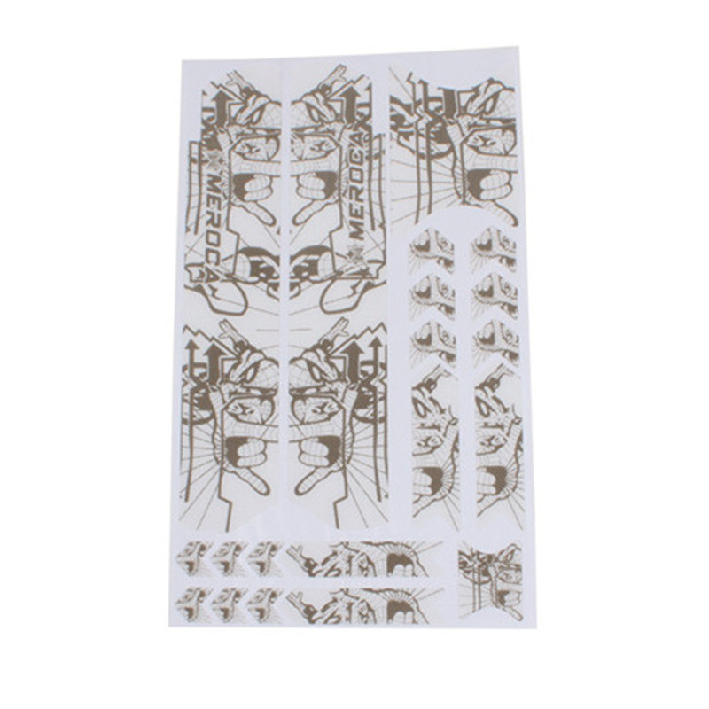 MEROCA S Kerékpármatrica Silding Kerékpárváz Védővédő Huzat Kopásálló