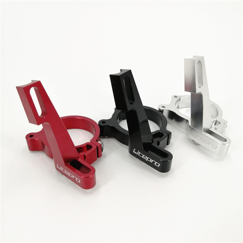 Litepro 20 ιντσών Sp8 Πτυσσόμενο ποδήλατο μπροστινό ντεραγιέρ Προσαρμογέας μπροστινός μετατροπέας βάσης στερέωσης 40 mm Κλιπ μετατροπής BMX Cycling ανταλλακτικά