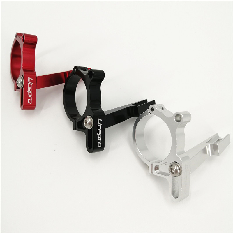 Litepro 20 ιντσών Sp8 Πτυσσόμενο ποδήλατο μπροστινό ντεραγιέρ Προσαρμογέας μπροστινός μετατροπέας βάσης στερέωσης 40 mm Κλιπ μετατροπής BMX Cycling ανταλλακτικά