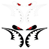 Велосипед Водоустойчиви стикери Стикер за декорация на рамка Стикер за тръба с глава на акула Стикер за MTB велосипед с фиксирана екипировка Стикер за велосипедни аксесоари