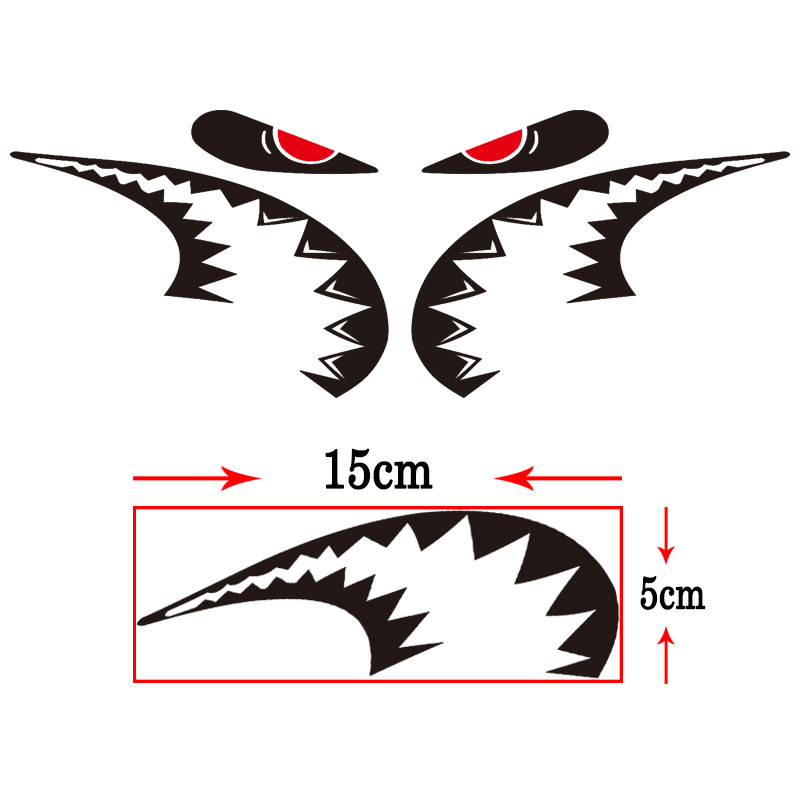 Велосипед Водоустойчиви стикери Стикер за декорация на рамка Стикер за тръба с глава на акула Стикер за MTB велосипед с фиксирана екипировка Стикер за велосипедни аксесоари