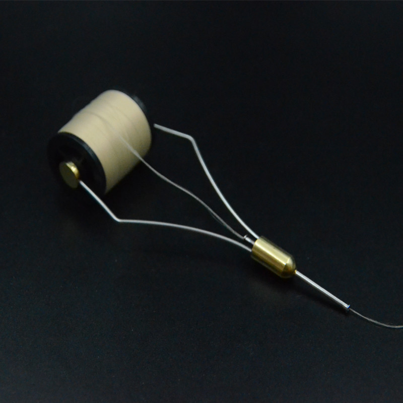 CONTEMPLATOR 2 stiluri opționale Suport pentru bobină pentru legarea muștei cu gură arc sau vârf din ceramică neagră Picioare conice Instrumente pentru legarea bobinei cu glonț