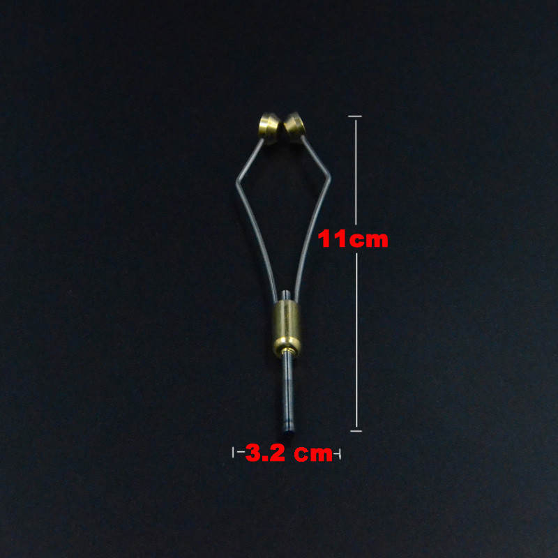 CONTEMPLATOR 2 stiluri opționale Suport pentru bobină pentru legarea muștei cu gură arc sau vârf din ceramică neagră Picioare conice Instrumente pentru legarea bobinei cu glonț