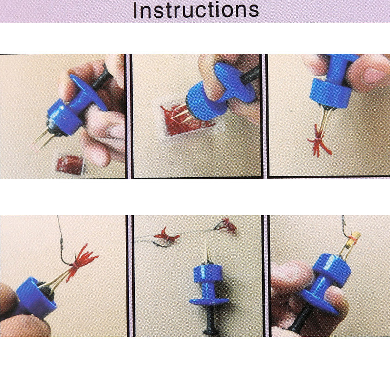 1Set Giliszta Vérféreg Clip részecskék Csali Clip Horgászfelszerelés Horgászeszközök Horgászcsalik Elasztikus