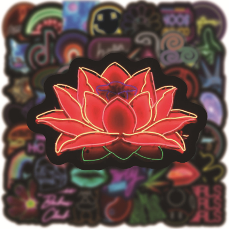 100 tk värvilised grafiti kleebised sülearvutitele ruladele, jalgrataste pagasile, mootorrattale veekindlale vinüülkleebised, mänguasi teismelistele poistele