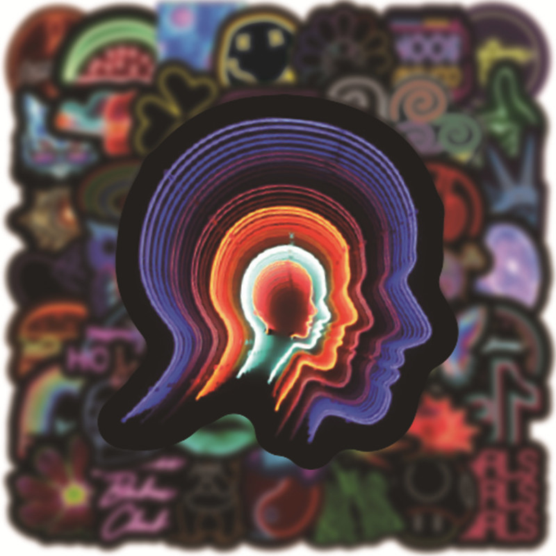 100 tk värvilised grafiti kleebised sülearvutitele ruladele, jalgrataste pagasile, mootorrattale veekindlale vinüülkleebised, mänguasi teismelistele poistele