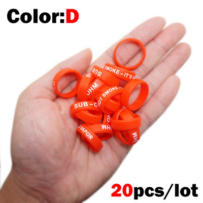 OUTKIT 20 tk õngeritva käepideme kaitseümbris peibutis silikageelist ridva klamber O-kujuline rõngaskaitse libisemisvastane rõngas